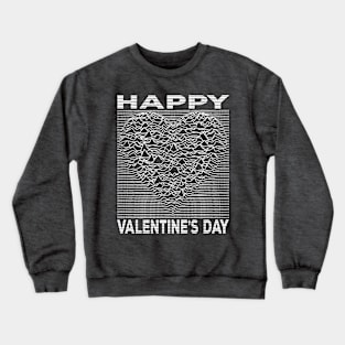 Love Lines Happy Valentines Day Heart Crewneck Sweatshirt